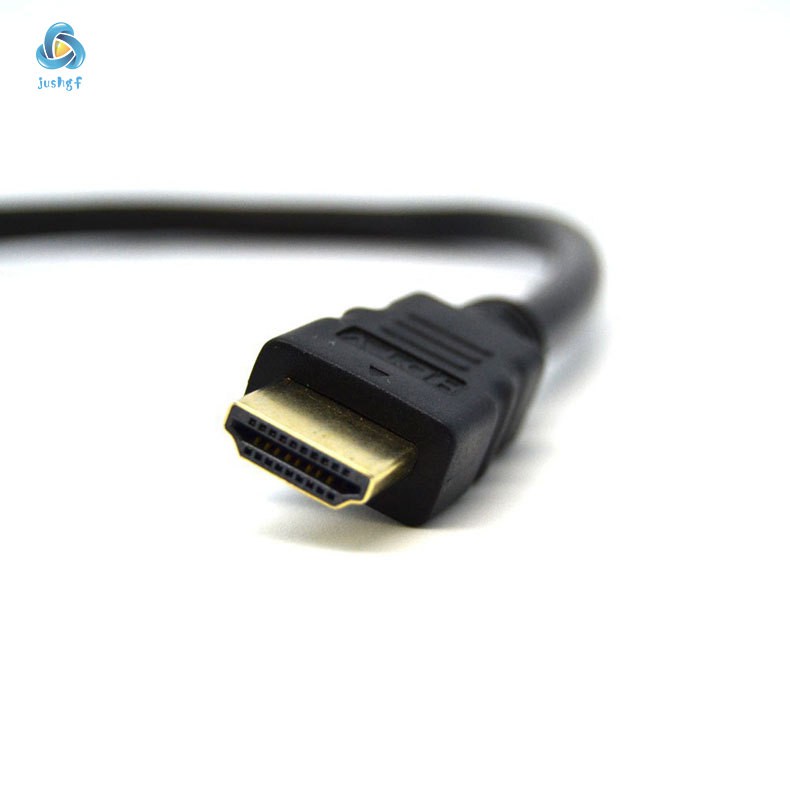 HDMI Male to 2 HDMI Female 1 in 2 out Splitter Black Cable Adapter Converter