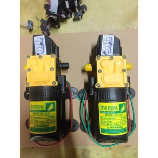 Mô tơ bình phun điện,bơm áp lực 12V công suất 4.5l/p,bơm phun sương, bơn phun thuốc sâu, bơm phut rửa xe