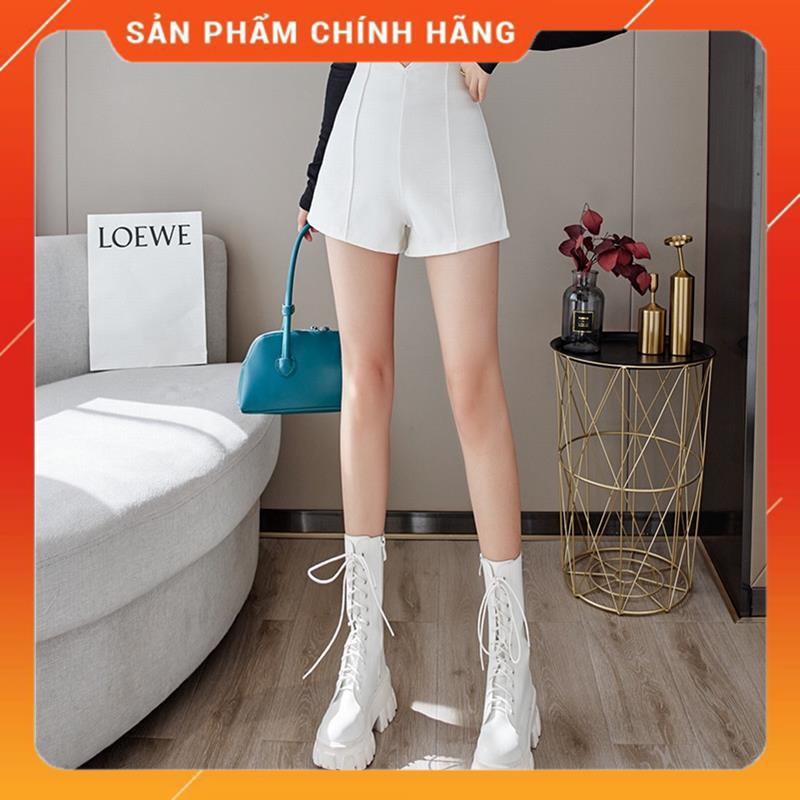 Quần short đùi nữ ống rộng cạp cao chữ v chất vải tuyết mưa, quần sóc cao cấp hot trend mùa hè 2022 MSP82719 | BigBuy360 - bigbuy360.vn
