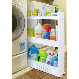 Kệ để đồ 3 tầng thông minh có bánh xe