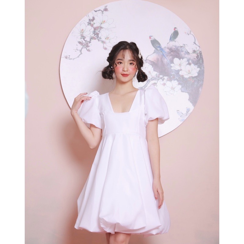 [Mã FATHANG5 giảm 10K đơn 50K] VÁY ĐI TIỆC/PROM/CHỤP LOOKBOOK - MAYLYLY DRESS - VÁY BỒNG CỔ THANG THANG - V0111 | BigBuy360 - bigbuy360.vn