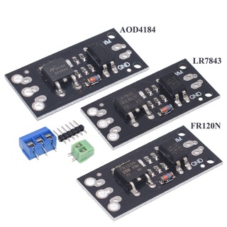 Mô đun rơ le mosfet mos lr7843 aod4184 d4184 100v 9.4a 30v 161a 40v 50a chuyên dụng cho mô đun thay thế fr120n