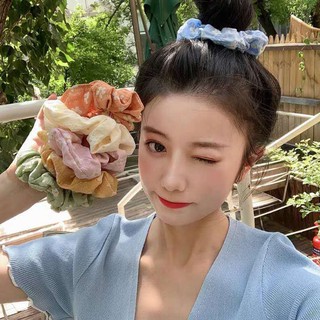 Cột Tóc/Buộc Tóc Scrunchies Hoa Cúc