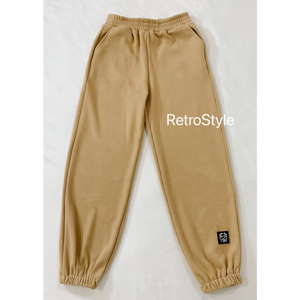 Quần Jogger Basic Chất Len Tăm 2434