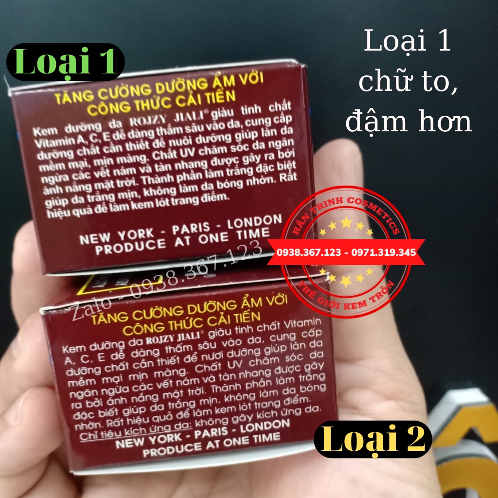 Kem Nâu Rojzy Jiali Chính Hãng, Kem Dưỡng Trắng Da Ngừa Nám Chống Nắng 3g - Mỹ Phẩm Hân Trinh