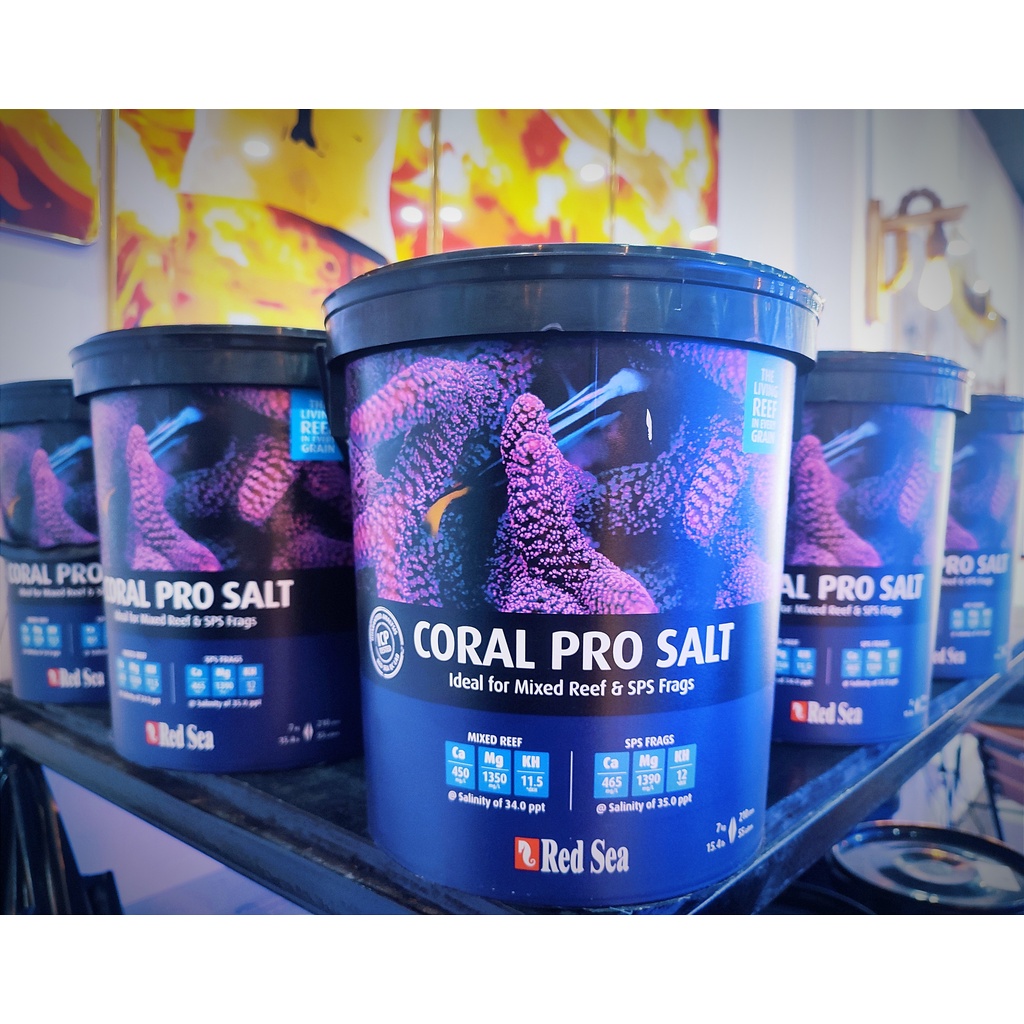 RED SEA_MUỐI CHO HỒ CÁ BIỂN REDSEA SALT và CORAL PRO SALT bán lẻ theo KG