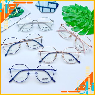 Gọng Kính cận Kim Loại Vuông Tròn [FLASH SALE] Hàn Quốc Unisex