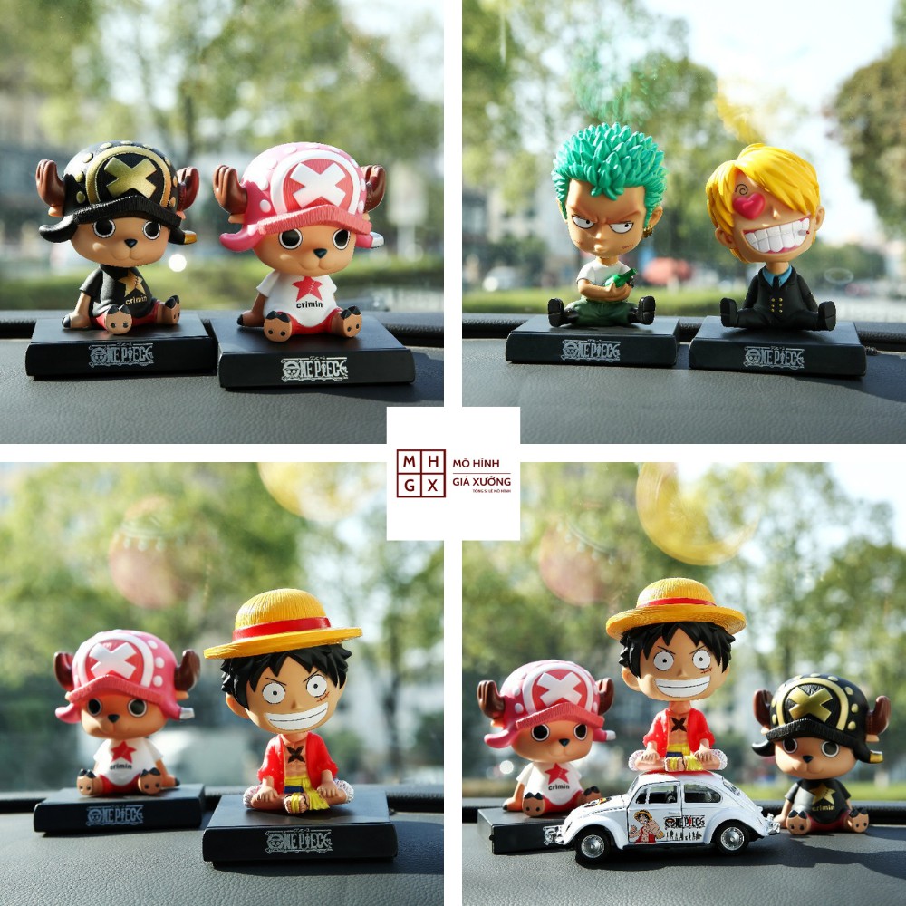 Mô Hình Vinsmoke Sanji Chibi lắc đầu - Trang trí taplo ô tô - Trang trí bàn học bàn , bàn làm việc - Kê Điện Thoại