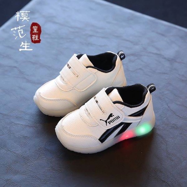 Giày đế đèn thể thao cho bé trai 3-6 tuổi 