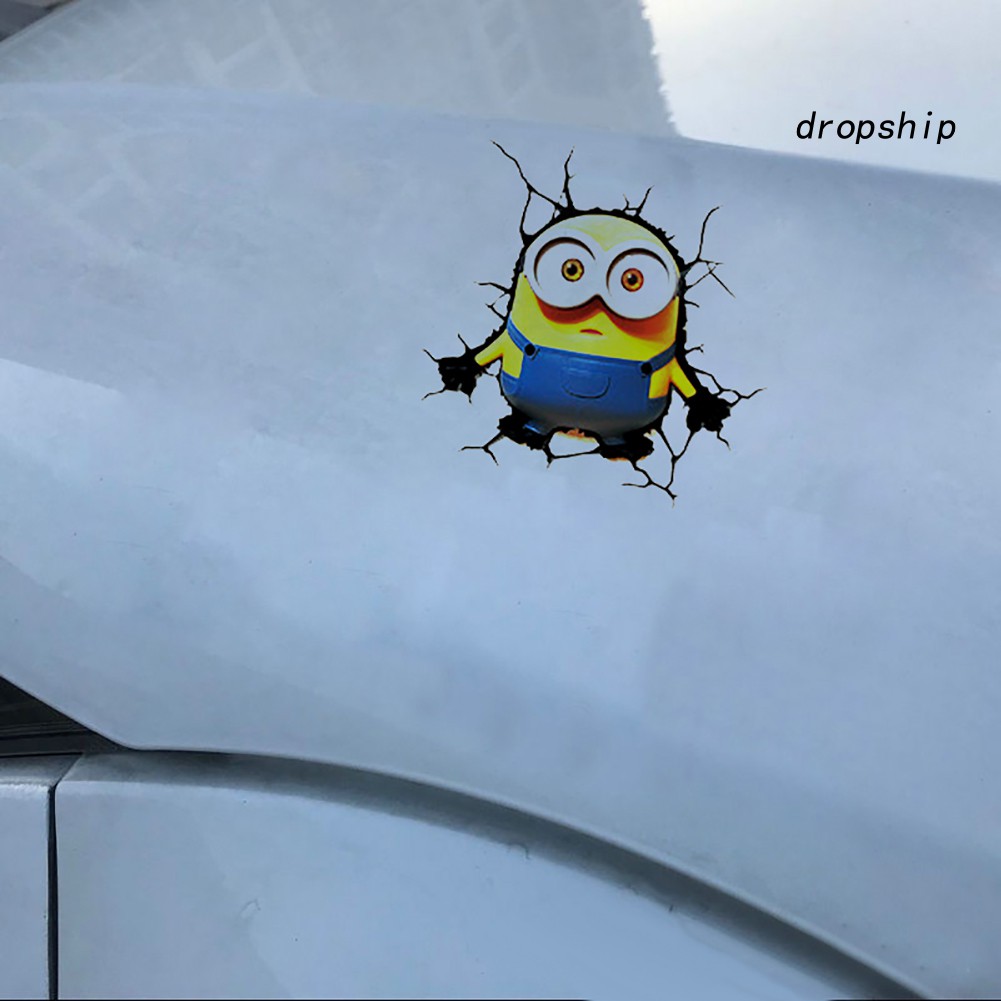 Miếng Dán Trang Trí Xe Hơi Hình Minions 3d Chống Thấm Nước | BigBuy360 - bigbuy360.vn