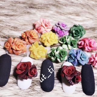 Hoa hồng kép nail
