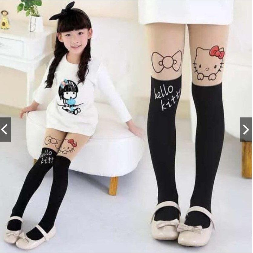 Quần tất Hello kitty giả bốt cho bé 2 đến 9 tuổi