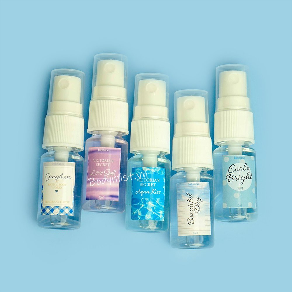 [Học sinh] Xịt thơm body mist Victoria Secret, Bath And Body Works 12ML | Thế Giới Skin Care