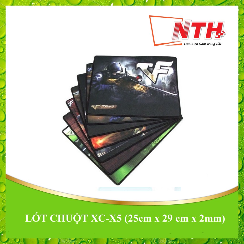 Lót chuột xc-x5 (25cm x 29 cm x 2mm)