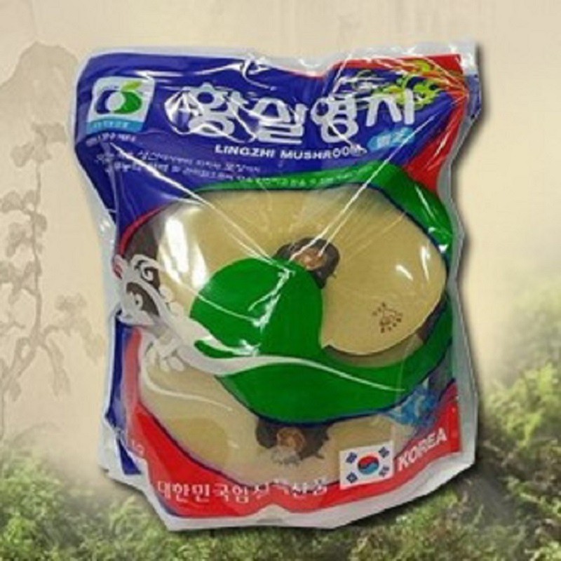 [ Hàng Xịn ] Nấm Linh Chi Vàng Chanh Hàn Quốc, Túi Xanh 1 Kg, Giúp Thanh Nhiệt Thải Độc Cơ Thể Nâng Cao Sức Khỏe