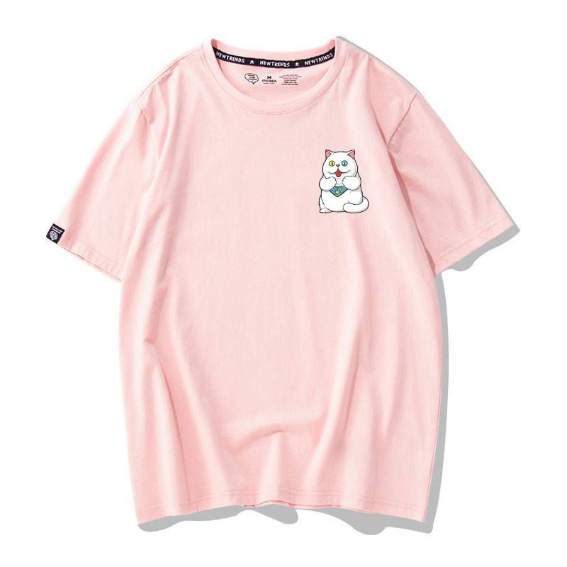 Hàng Xịn, Gía Tốt] Áo Phông Thun Nam Nữ Tay Ngắn Hình Icon Chó Nhiều Màu - Unisex - Cotton - Mã AT033