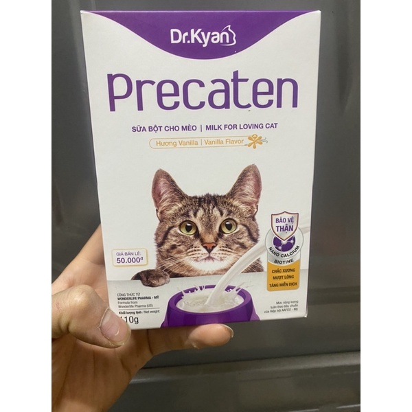 Sữa bột cho mèo Dr.Kyan Precaten 110g