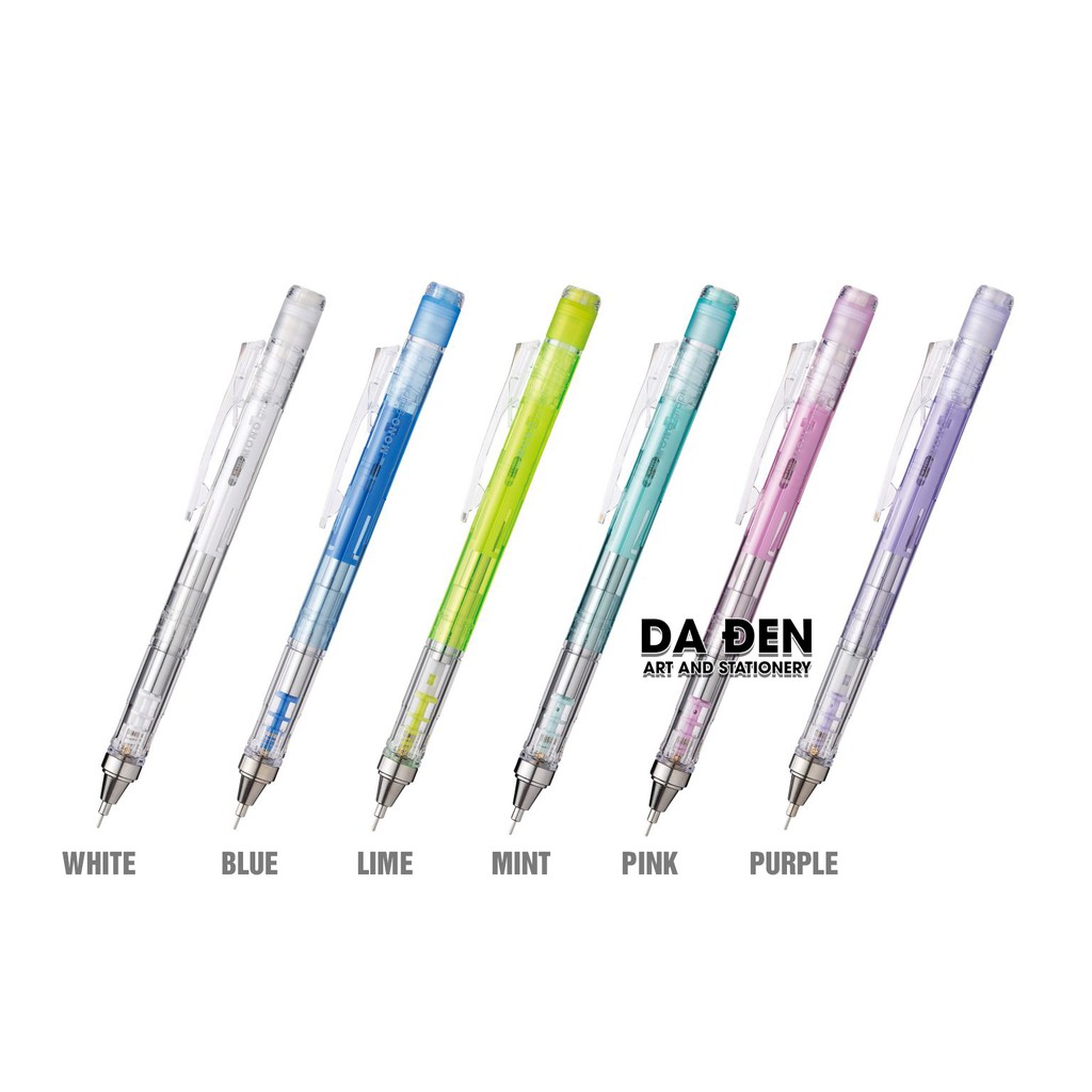 [DA ĐEN] Chì Tombow Mono Graph Phiên Bản Mới 2021 Clear Color