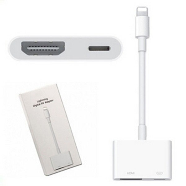 Cáp nối iPhone với đầu dây HDMI hoặc VGA (Lightning to HDMI và VGA Audio)