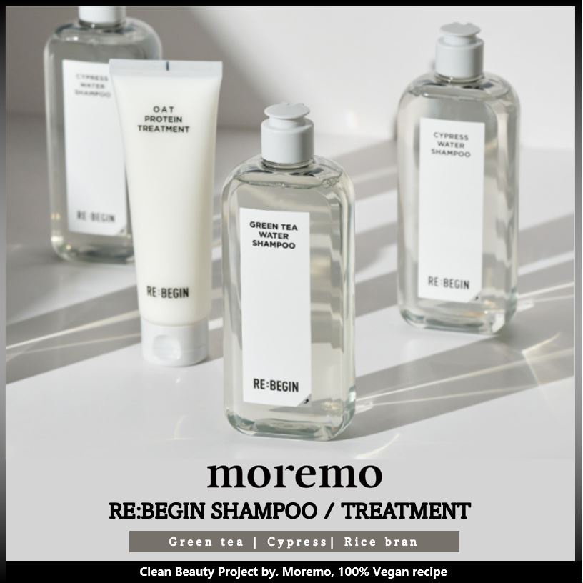 Dầu Gội, Dầu xả MOREMO RE:BEGIN  WATER SHAMPOO 320Ml 120Ml