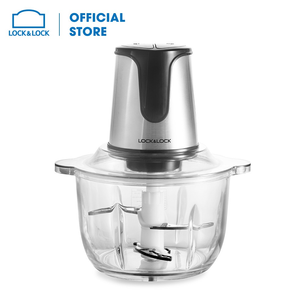 [Mã ELHA22 giảm 5% đơn 300K] EJM186SLV – Máy xay thịt Lock&amp;Lock Meat Chopper 2.4L và máy EJM156BLK 1L