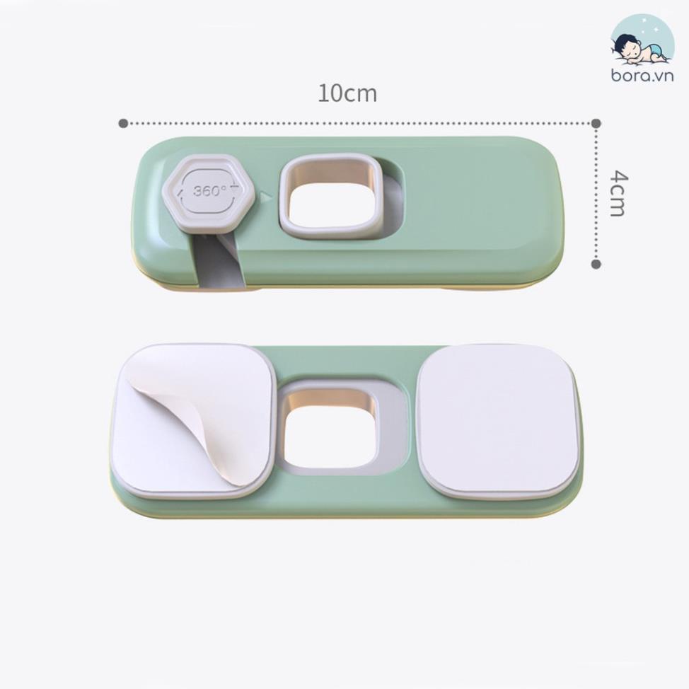 Khóa tủ lạnh, chốt khóa ngăn kéo tủ an toàn cho bé cao cấp DOS Looktosee HOME SHOP ONLINE