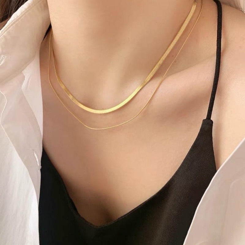 Set dây chuyền vintage 2 sợi