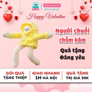 Mã LIFEBTFEB giảm 10% đơn 150K Người Chuối Banana Man Nhồi Bông Trầm Cảm