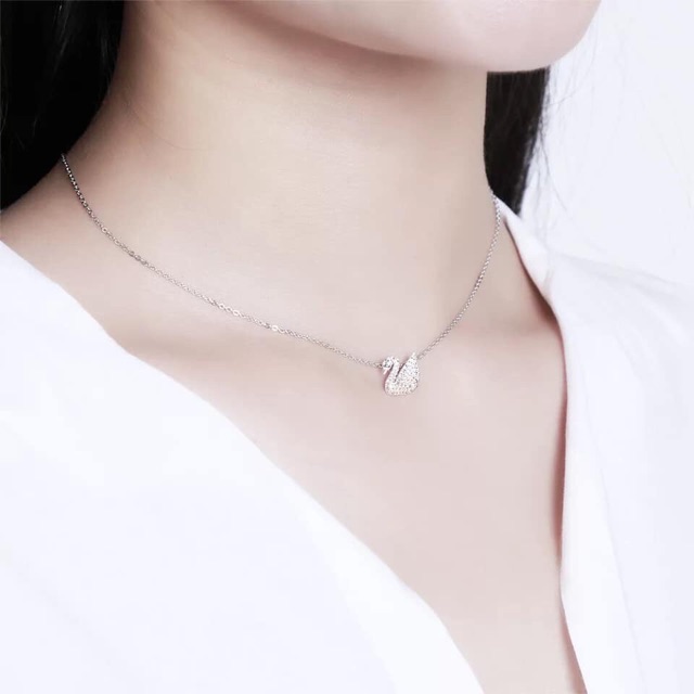 DÂY CHUYỀN THIÊN NGA TRẮNG SWAROVSKI