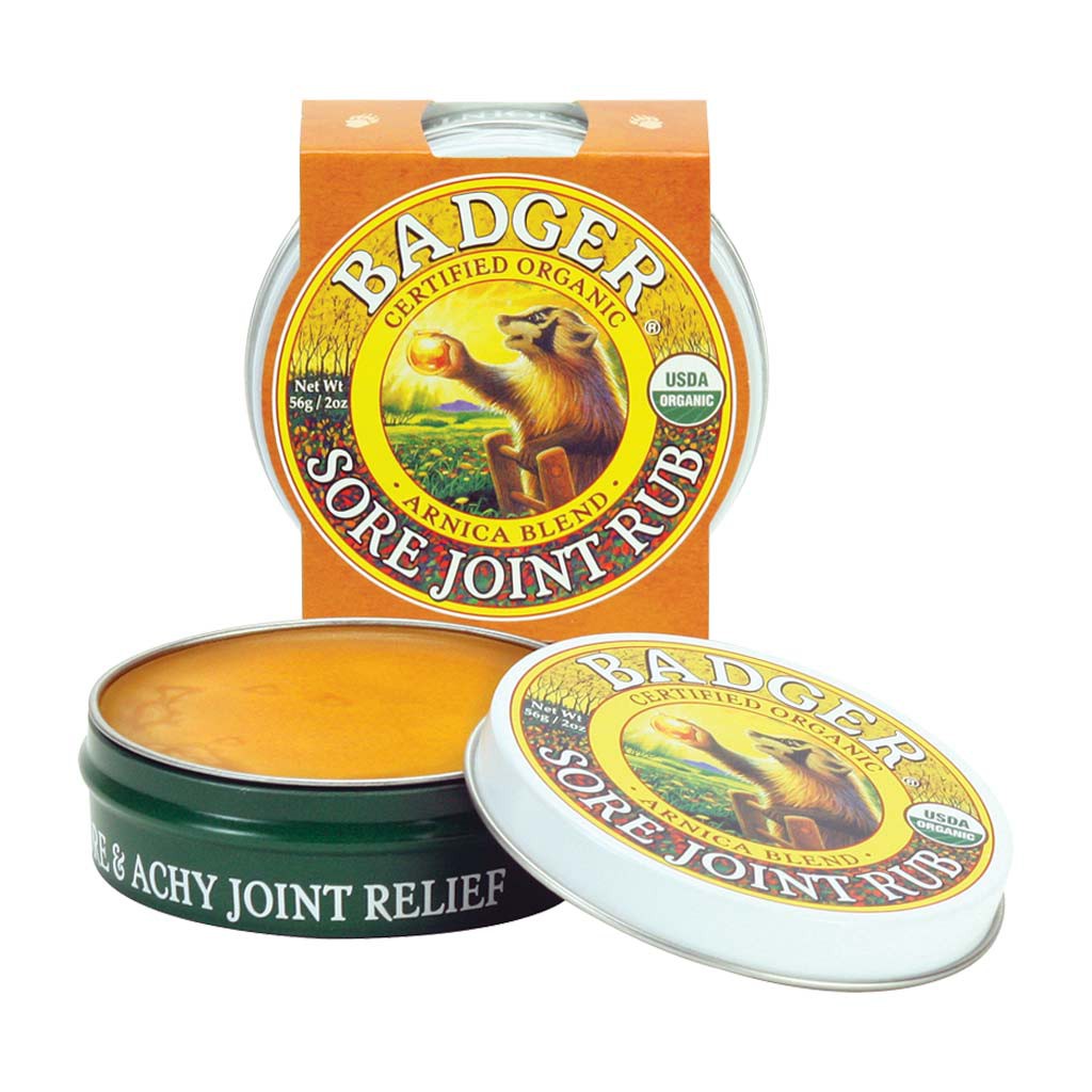 Sáp Hữu Cơ Giúp Giảm Đau Khớp BADGER - Sore Joint Rub [USDA Organic]