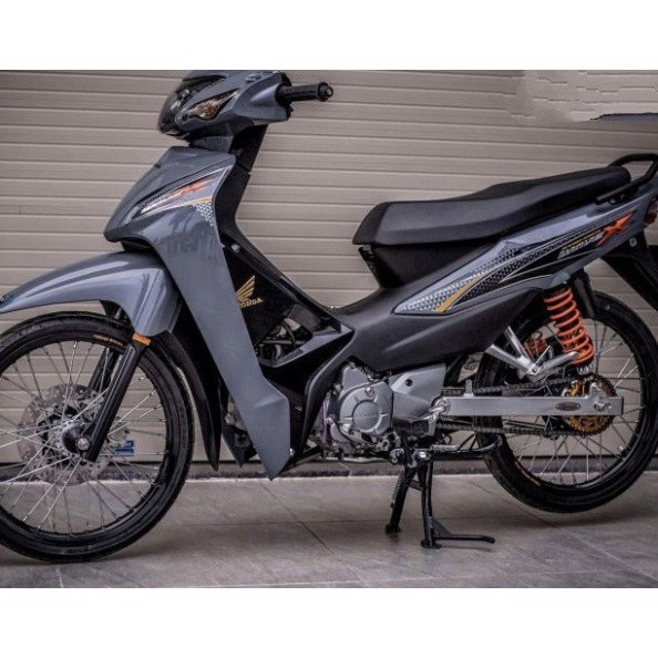 Tem trùm wave a 2017 màu xám xi măng màng bóng