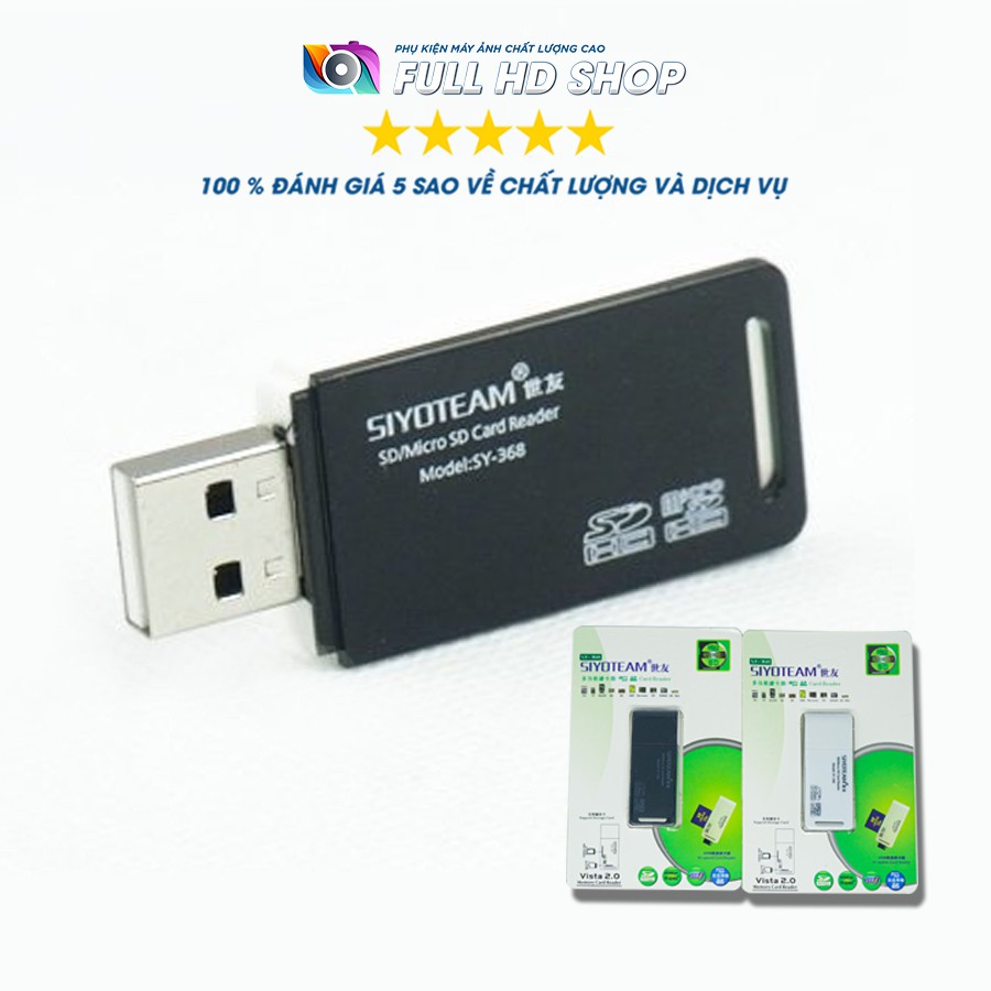 Đầu đọc thẻ nhớ SD, MicroSD - Nhỏ gọn, tốc độ cao - Full HD Shop | BigBuy360 - bigbuy360.vn