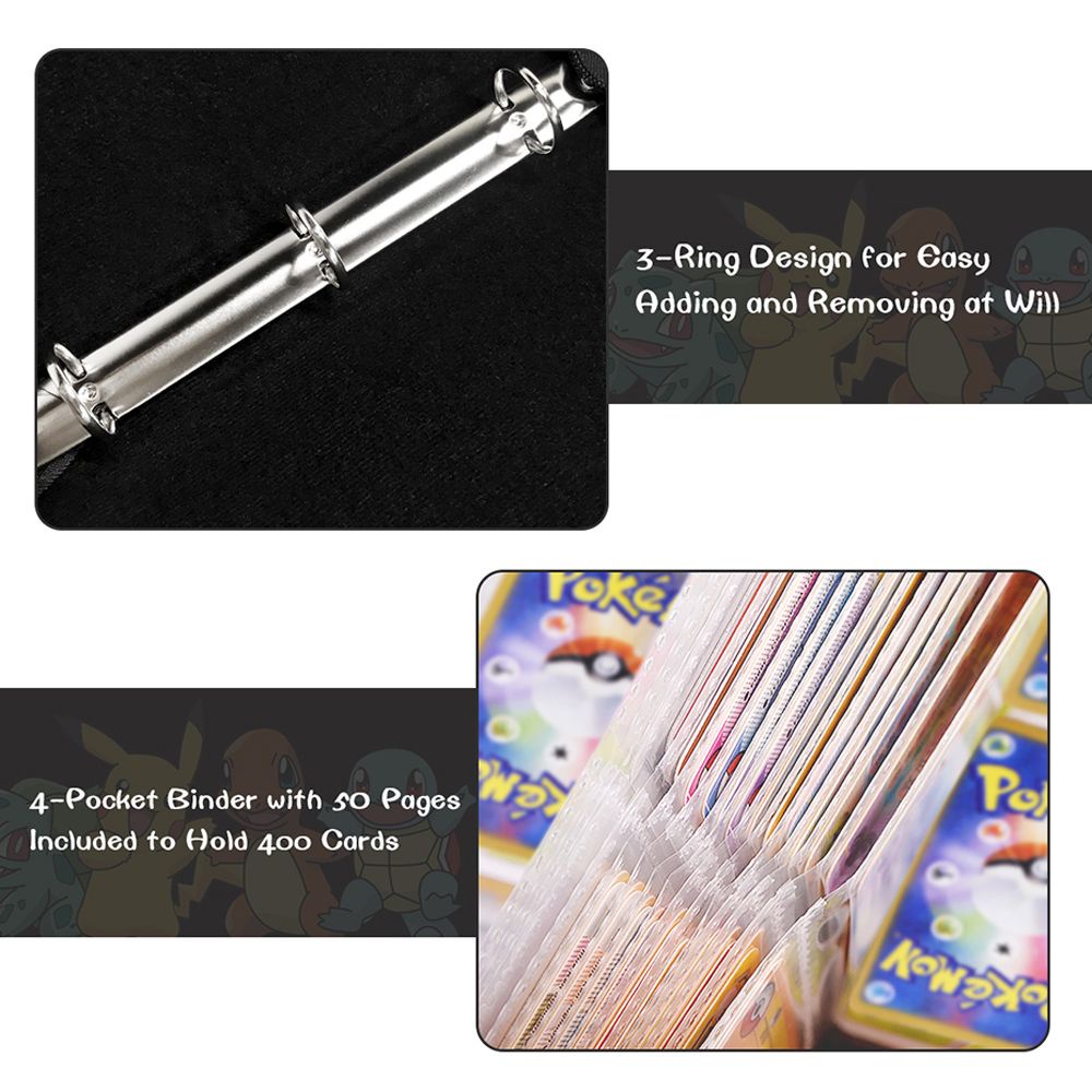 Bao đựng thẻ bài Pokemon đa năng họa tiết hoạt hình dễ thương bắt mắt