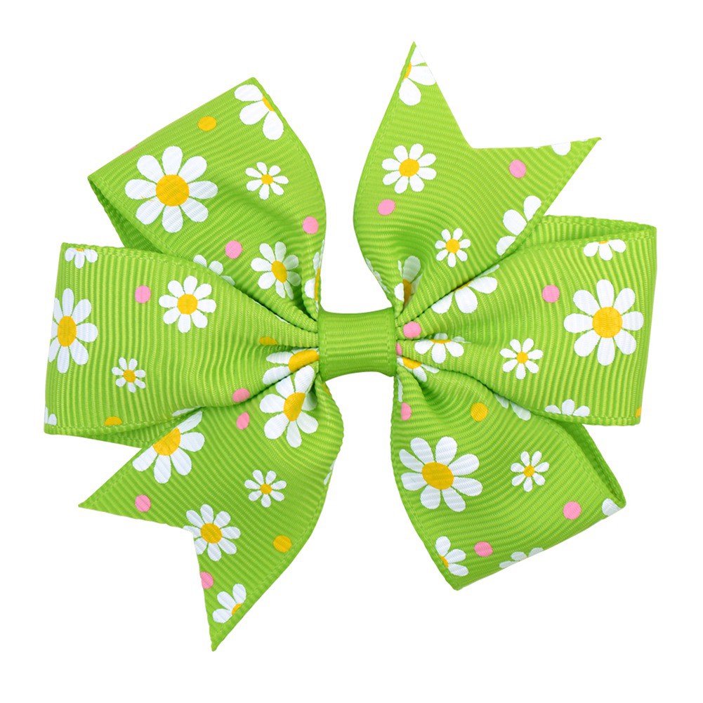Kẹp tóc KIDSBOWS in họa tiết hoa tùy chọn đáng yêu cho bé gái