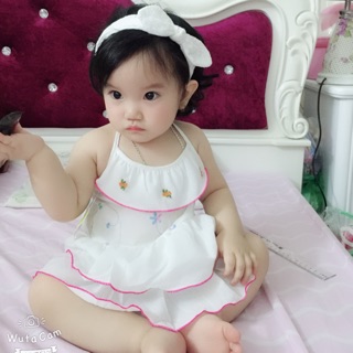 Bộ yếm kate cho bé