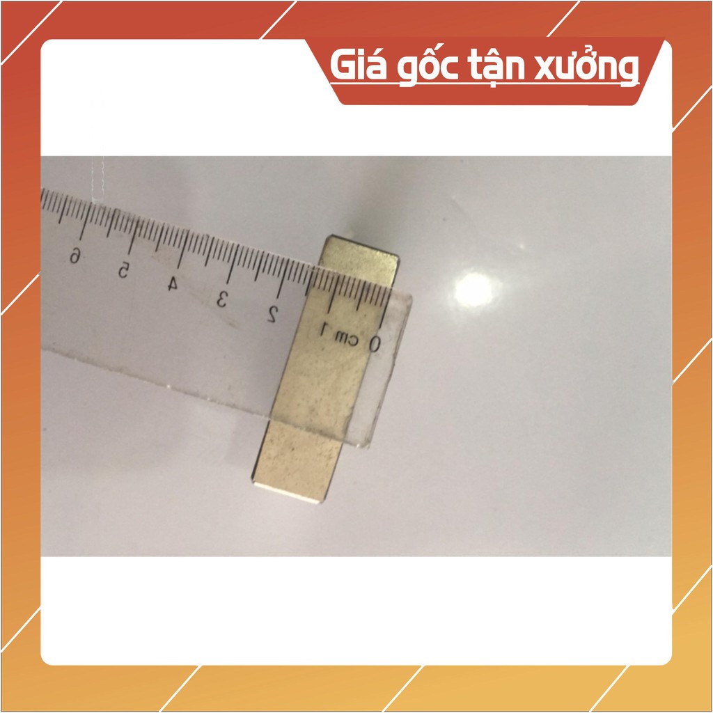 [Xả Kho] Nam châm viên đất hiếm 45x45x15mm có lỗ.