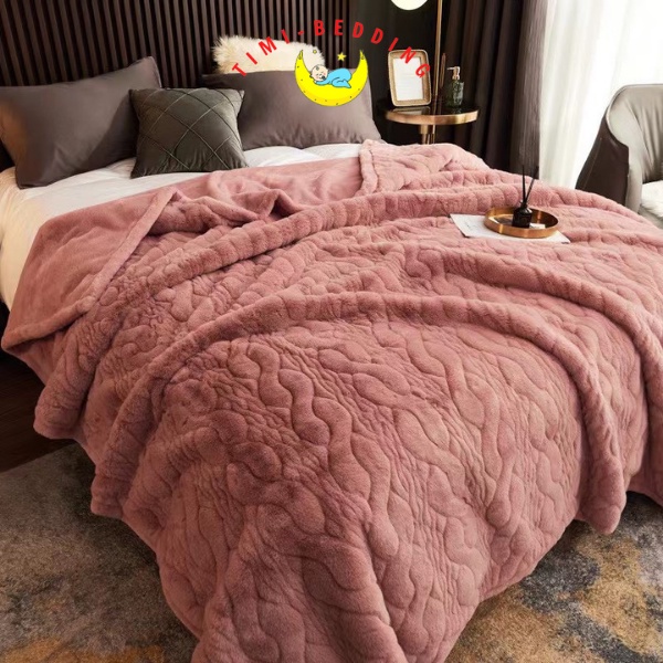 Chăn lông cáo chính hãng cao cấp đủ mẫu - làm ấm ngay khi đắp chăn - Timibedding