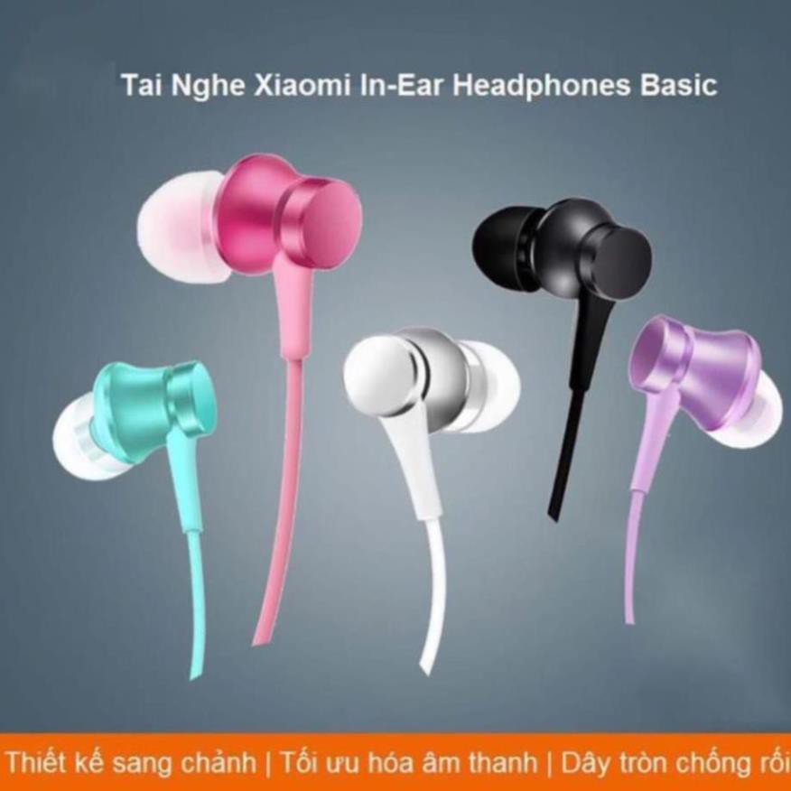 Tai nghe có dây Xiaomi Piston Lite In Ear jack 3.5mm có mic vỏ nhôm nguyên khối bản quốc tế - BH 6 tháng 🔥FREE SHIP🔥