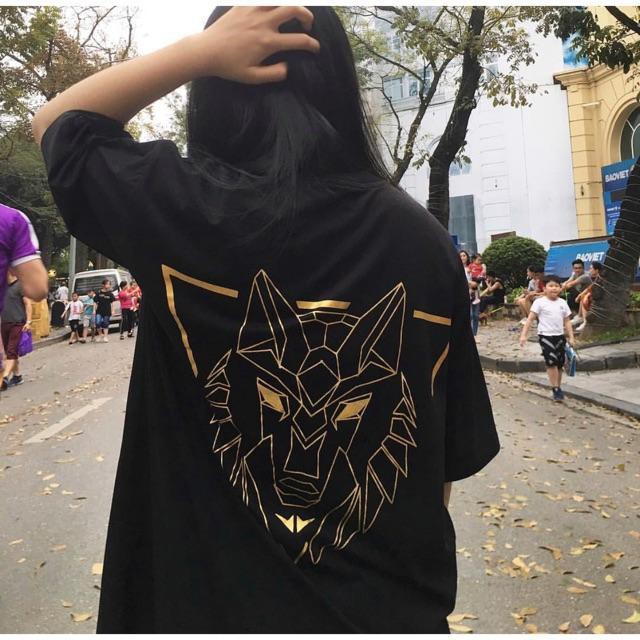 Áo Thun Tay Lỡ unisex HADES đầu sói hàng đẹp chuẩn shop - form rộng A022