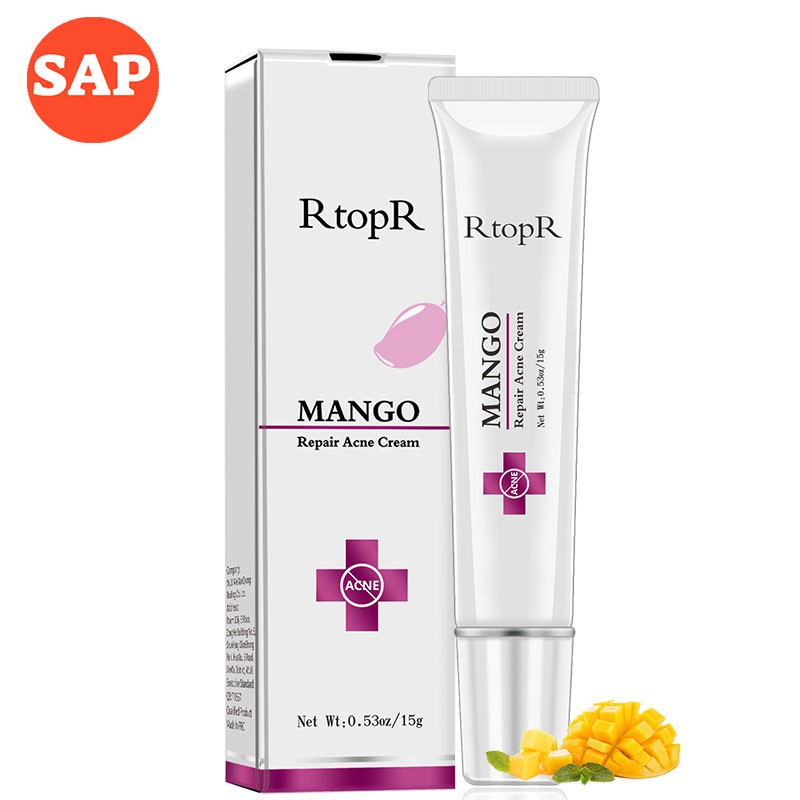 Kem Giảm Mụn Trứng Cá, Ngừa Thâm, Mờ Sẹo, Dưỡng trắng mịn, tăng collagen cho da Mango cream