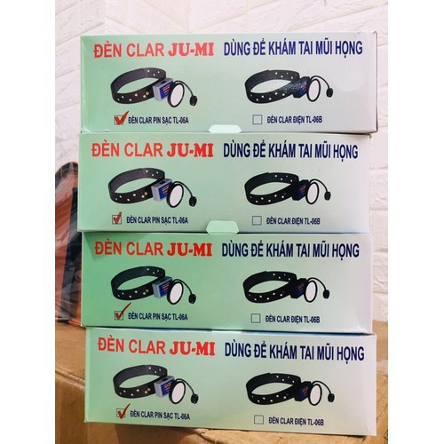 ĐÈN CLAR JUMI TL-06A (PIN SẠC) - Đèn Soi Tai, Mũi, Họng