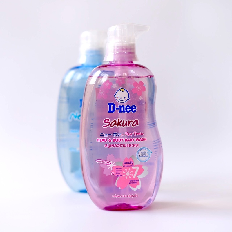 Sữa tắm gội toàn thân D-NEE head and body baby wash cho bé yêu 380ml