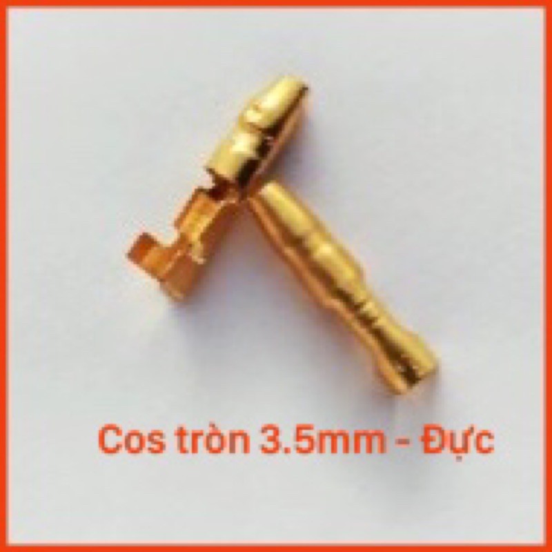 Cos tròn 3.5mm - Đầu đực (Túi 50cái)