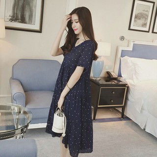 Đầm bầu chất voan lụa cao cấp