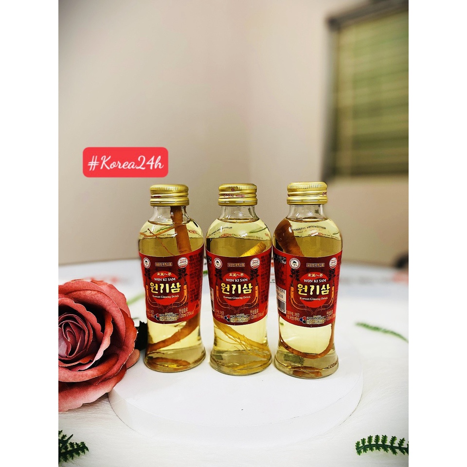 Nước hồng sâm có củ WON KI SAM Hàn Quốc