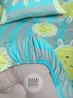 Set vỏ gối + bọc topper 1m*2m