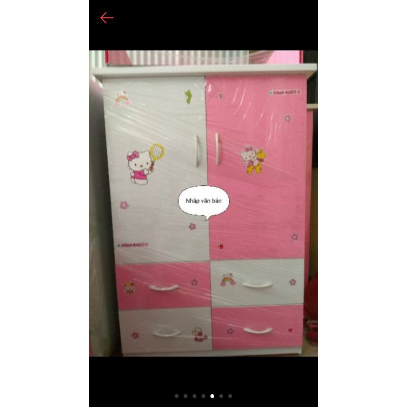Tủ nhựa đài Loan cho bé  cao 125*85 | BigBuy360 - bigbuy360.vn