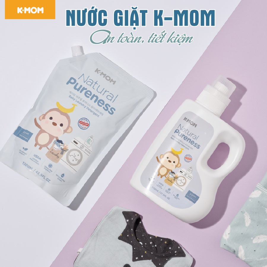 NƯỚC GIẶT SƠ SINH HỮU CƠ ORGANIC K - MOM HÀN QUỐC