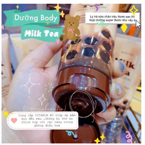 Dưỡng Thể Body Lotion Trà Sữa Trân Châu Milk Tea MISTINE Thái Lan