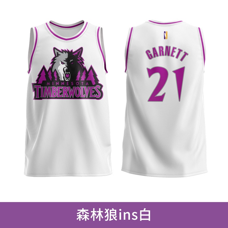 Áo Đồng Phục Bóng Rổ Jersey Sát Nách In Hình Sói Rossgare Vegins City Phong Cách Retro Cho Nam Và Nữ